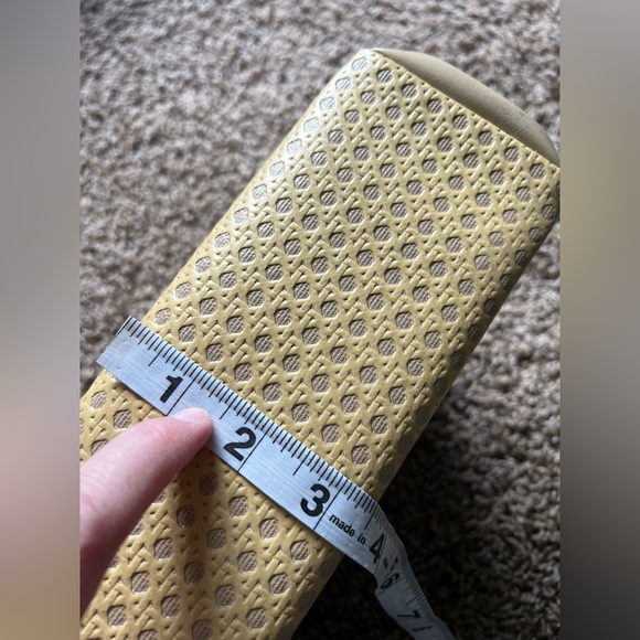 Beautiful Vintage Handbag Purse With Lucite / Bakelite Closure Rare Weave Print - Picture 6 of 16